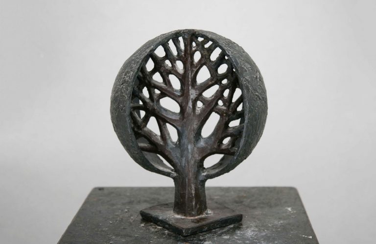 Skulptur SYMMETRIE von Gerhard Brandes, Hamburg