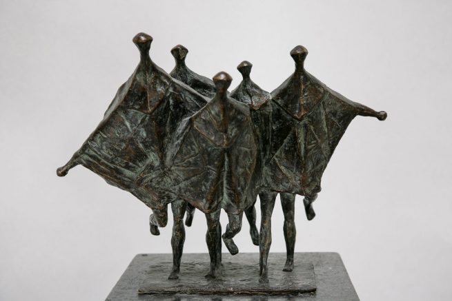 Skulptur SYMMETRIE von Gerhard Brandes, Hamburg