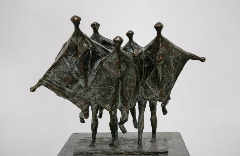 Skulptur SYMMETRIE von Gerhard Brandes, Hamburg