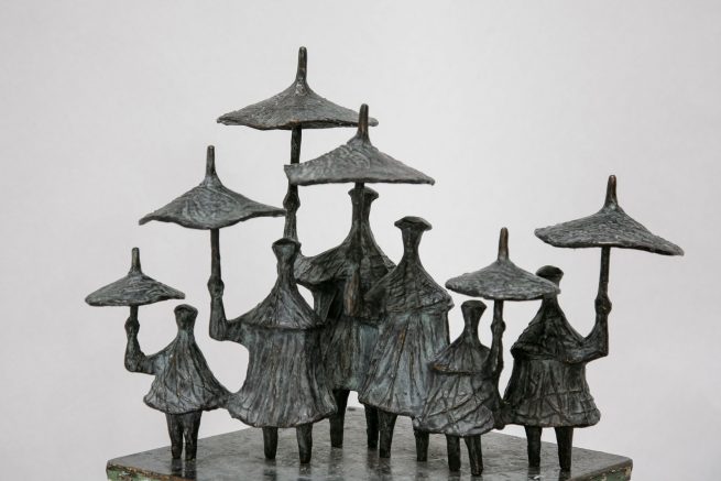 Skulptur SYMMETRIE von Gerhard Brandes, Hamburg