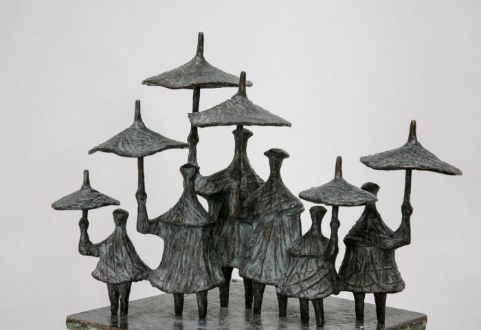 Skulptur SYMMETRIE von Gerhard Brandes, Hamburg