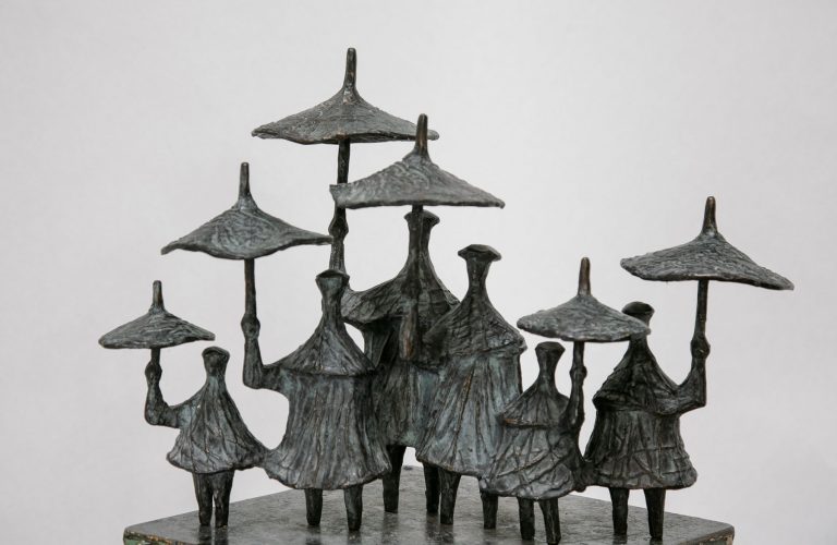 Skulptur SYMMETRIE von Gerhard Brandes, Hamburg